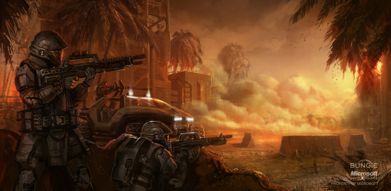 Illustration for article titled The Art Of Halo Is Like A Postcard From The End Of The Universe